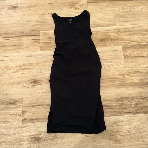 Isabel Maternity Ruched Tank Dress - Picture 4 of 7